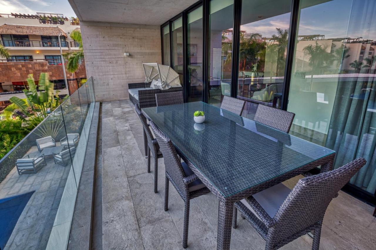 Astonishing Condo With Balcony In A Private Complex With Pool And Gym Playa del Carmen Exterior foto