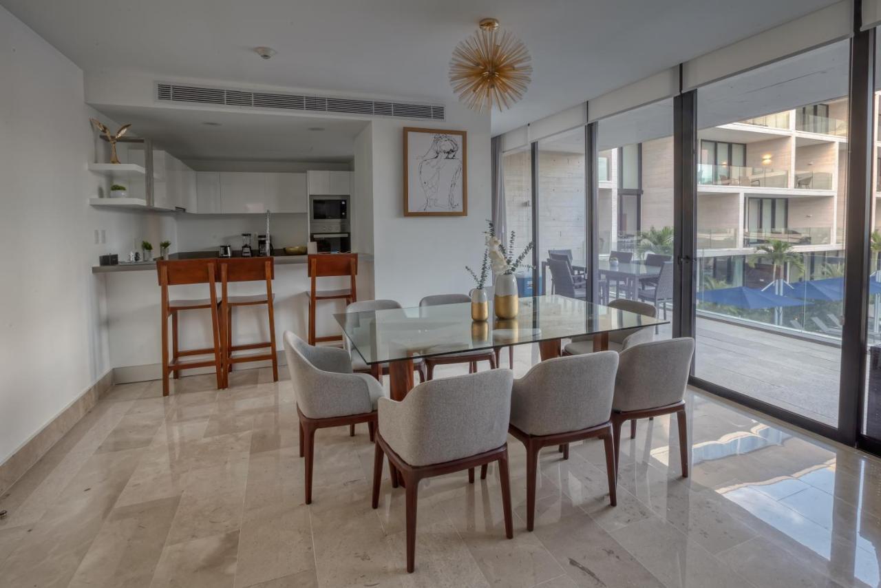 Astonishing Condo With Balcony In A Private Complex With Pool And Gym Playa del Carmen Exterior foto